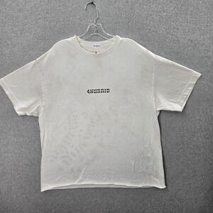 4 Hunnid Men Shirt Large White You Look Better Naked Bunny Girl Graphic READ